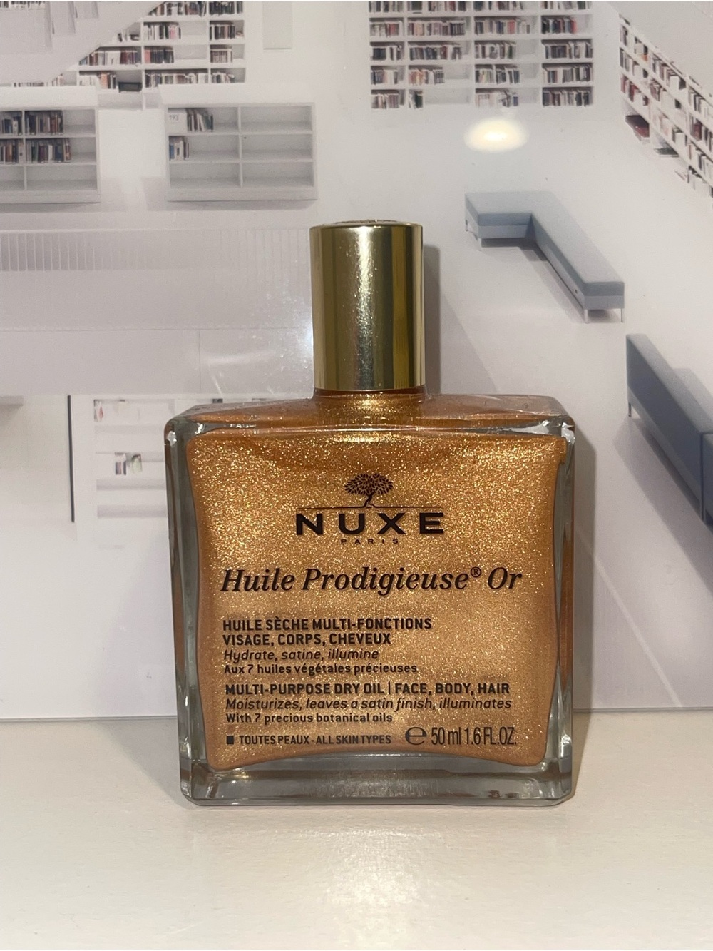 Nuxe Huile Prodigieuse OR Golden Shimmer Oil Face, Body & Hair (50ml / 1.6 floz)